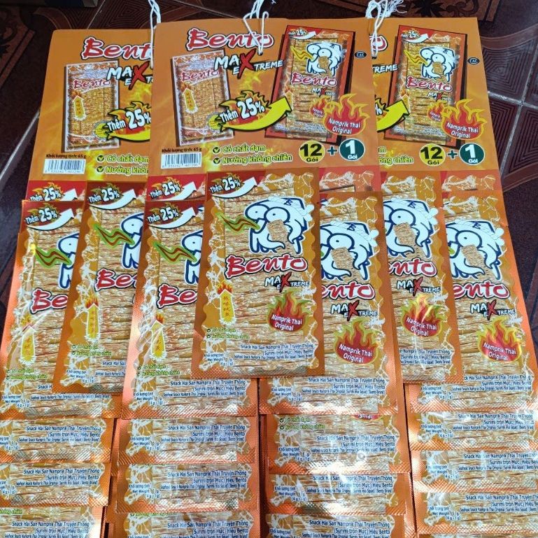 13 gói- Mực ben to