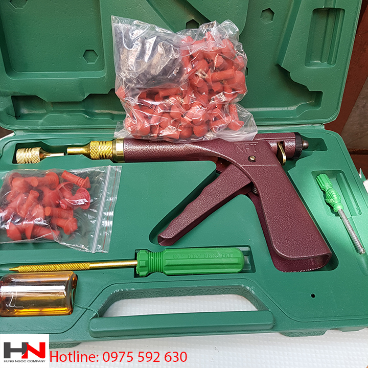 Combo cây vá lốp xe không săm + 1 túi vá 100v