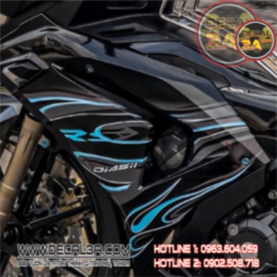 TEM RỜI WINNER V3 LỬA XANH ĐEN