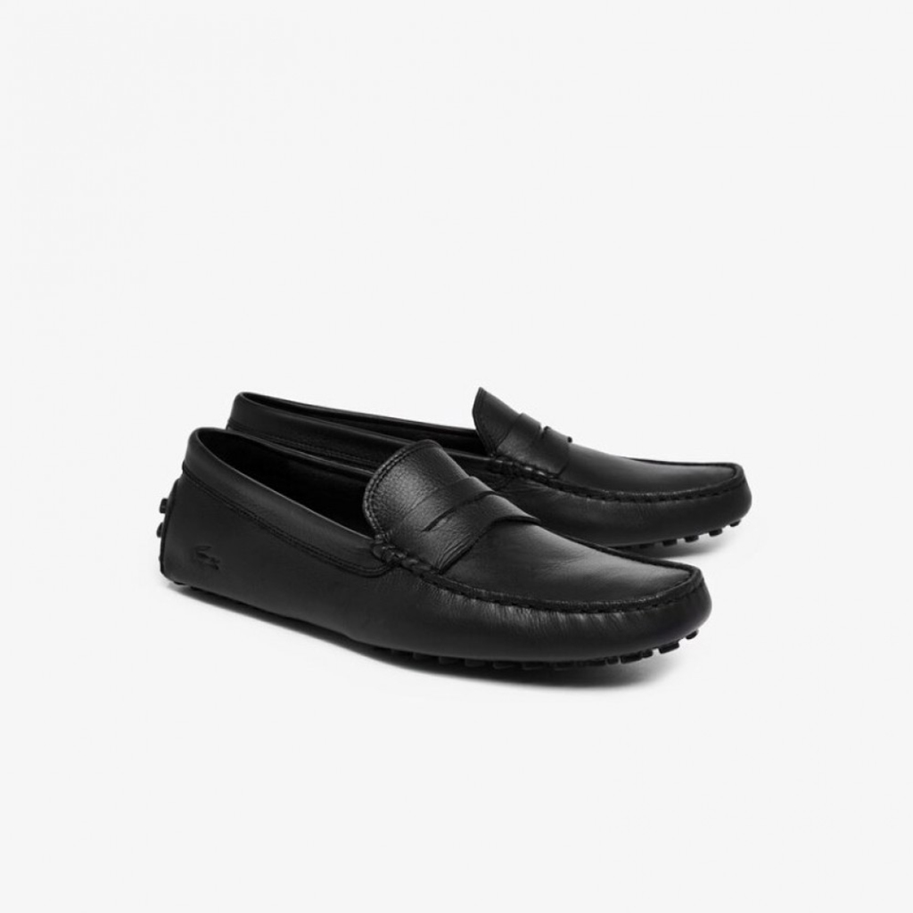 [FreeshipMAX] Giày Lười Moccasins Lacoste Concours 118 - Đen