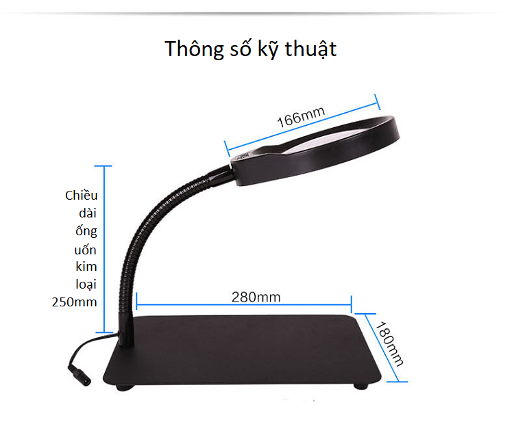 Mg-H36 Desktop Magnifying Glass