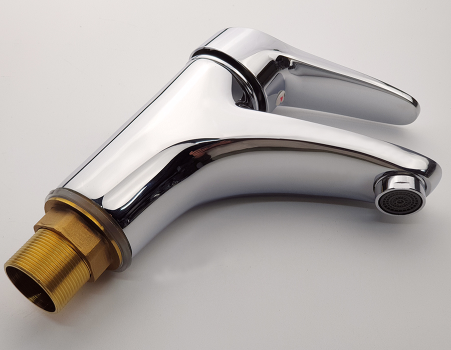 (Có Video) Vòi lavabo nóng lạnh Đồng mạ Chrome Eurolife EL-LOT 02 (Trắng bạc)