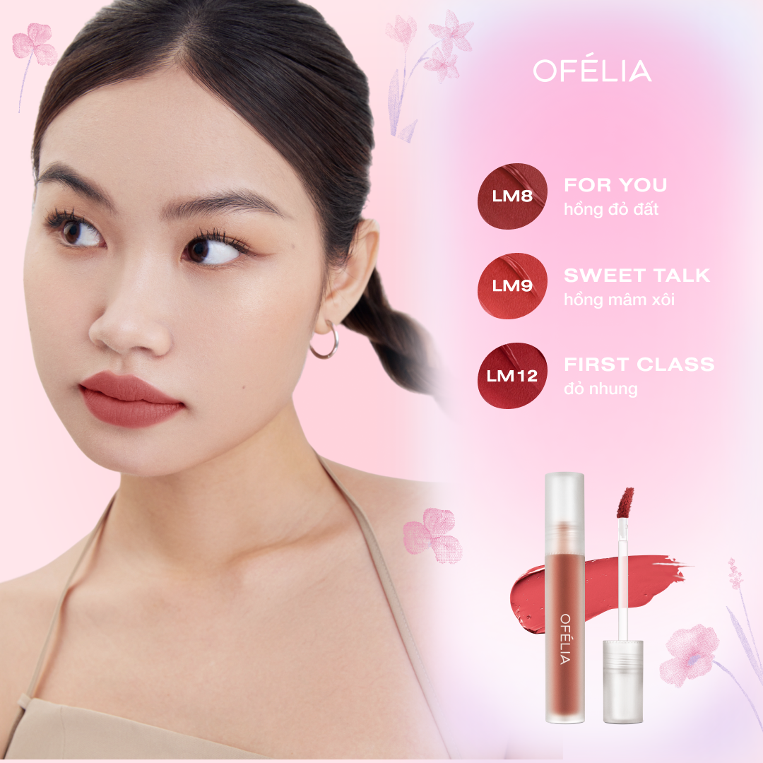 Son Kem Lì Mịn OFÉLIA Uncovered Lip Mousse (4.3g)