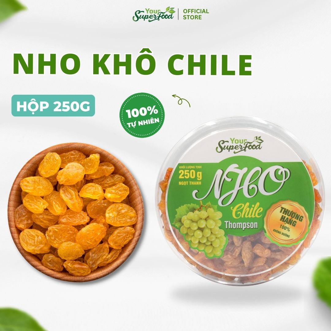 Nho Thompson Chile (Hộp) 250gr