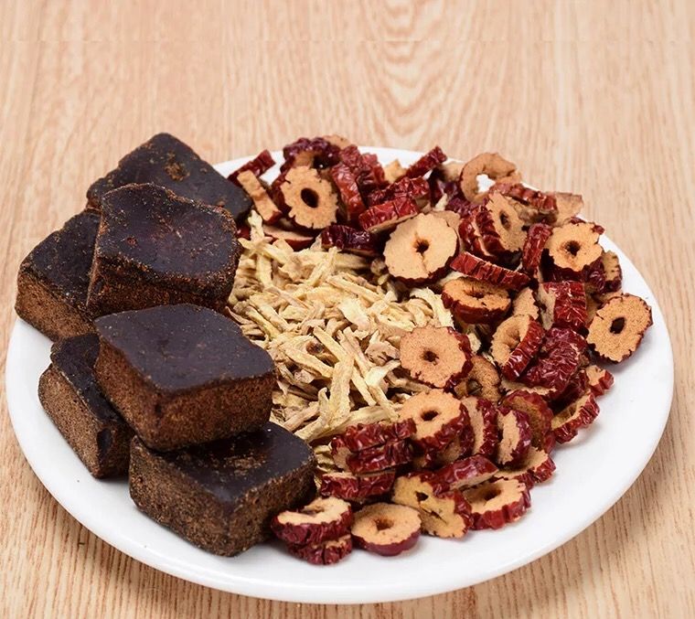 [HCM]10 gói trà đường nâu mix gừng táo đỏ
