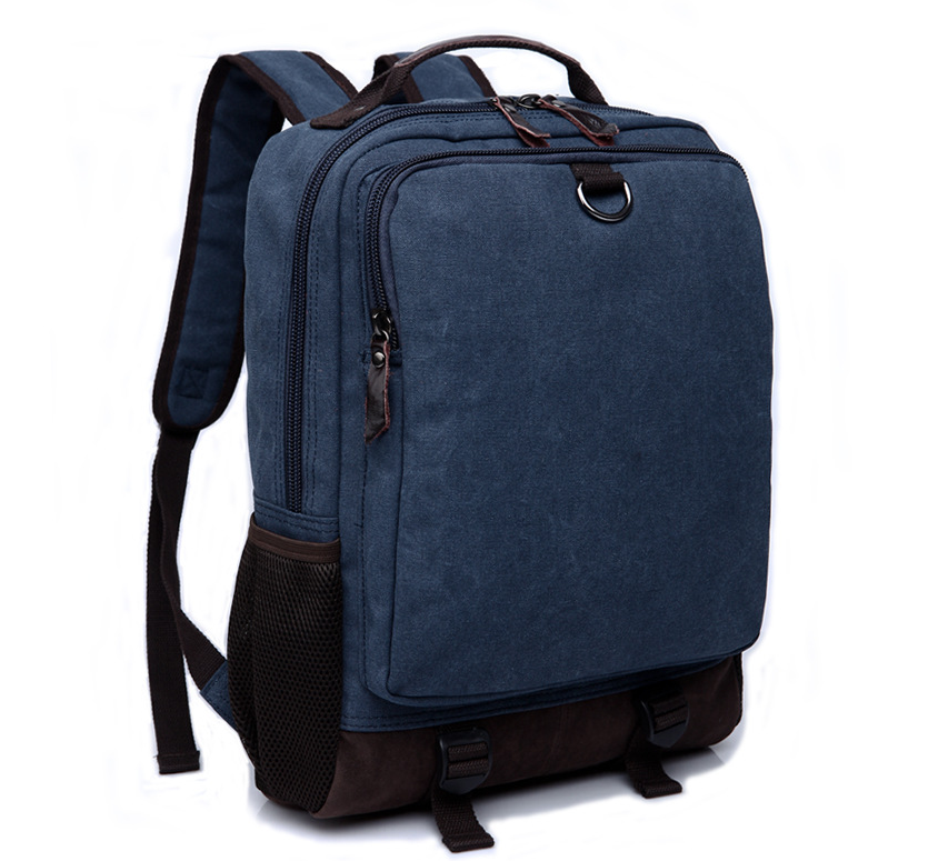 Balo nam vải canvas cao cấp phong cách mới 15,6"