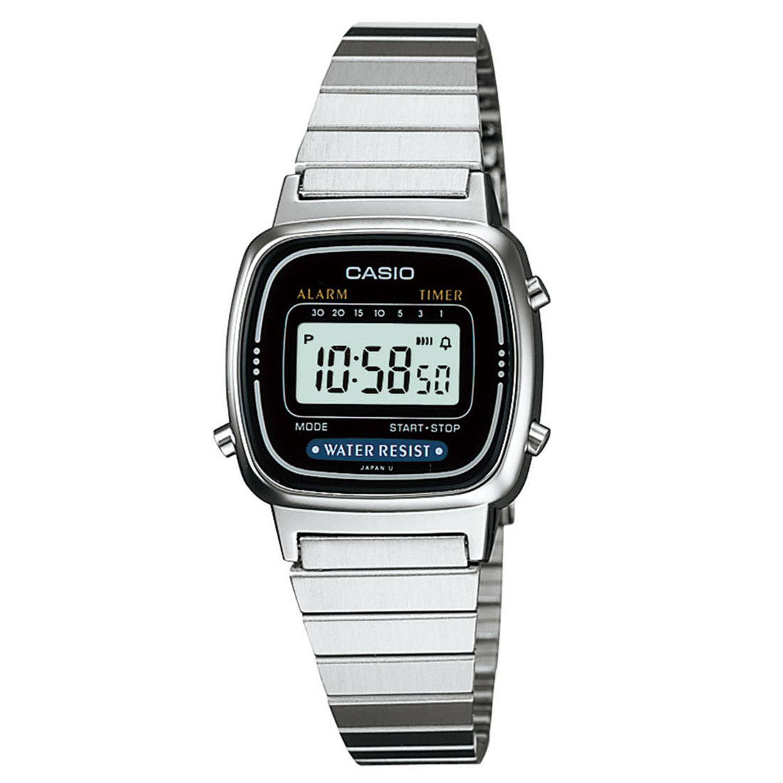 Đồng hồ nữ casio la670wa-1df size 24,6mm, chống nước 30m, hàng chính hãng