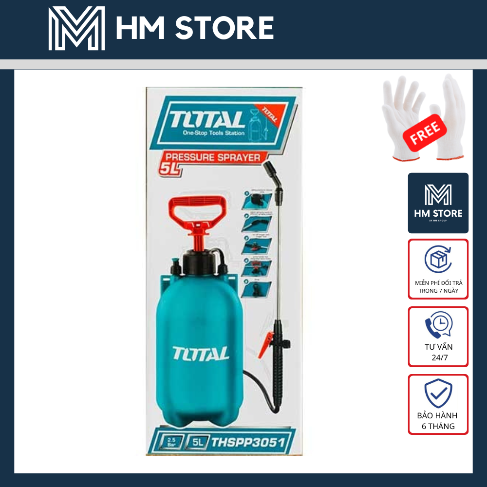 BÌNH XỊT 5L TOTAL - THSPP3051