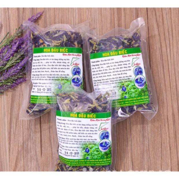 Hoa Đậu Biếc 100g Nguyên Chất Chợ Quê