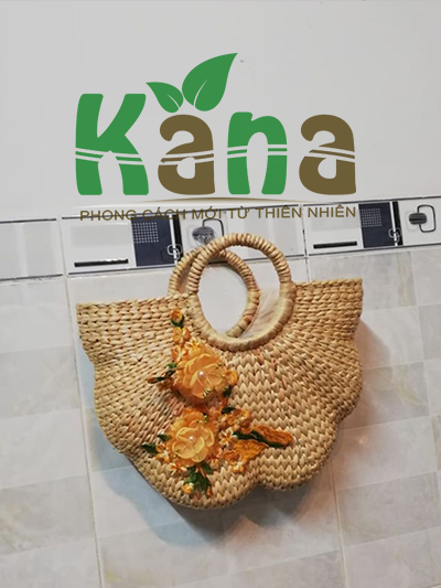Giỏ xách lục bình lá sen