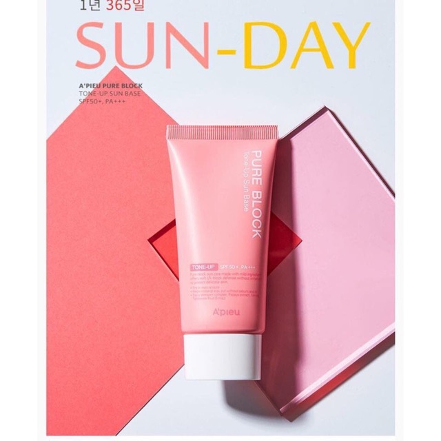 Kem chống nắng Apieu Pure Block Sun Cream