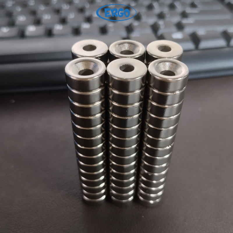 Nam châm tròn có lỗ kích thước 12x5 lỗ 4mm