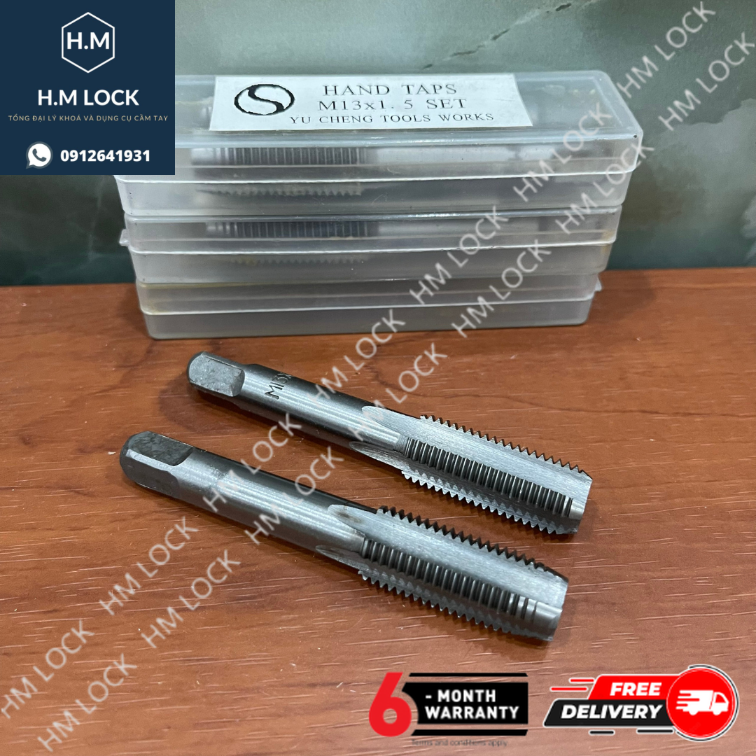 BỘ 2 MŨI TARO TẠO REN ĐỦ SIZE LỰA CHỌN - HÀNG CÔNG TY CHẤT LƯỢNG - HM LOCK