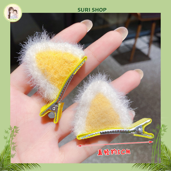 A, Set 2 kẹp tóc hình tai mèo xinh đẹp dễ thương cho bé cu te, set kẹp tóc đẹp, set kẹp tóc