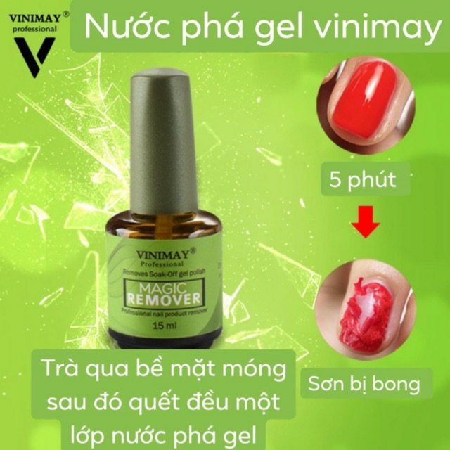 Nước phá gel móng thần thánh vinimay
