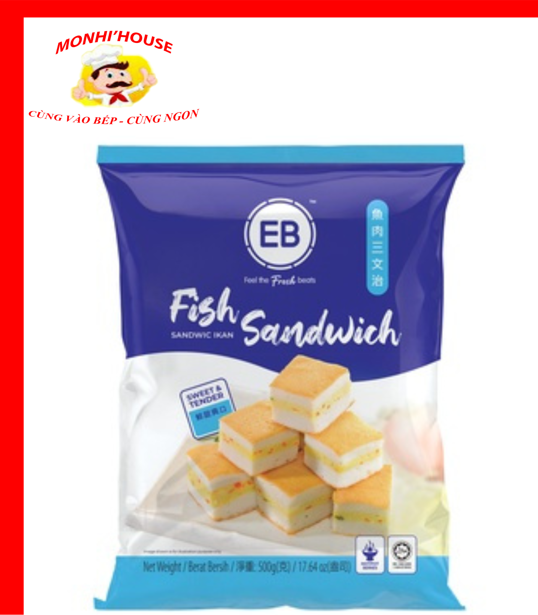 100G CÁ HỒI SANDWICH EB SIÊU NGON ( 5 MIẾNG)