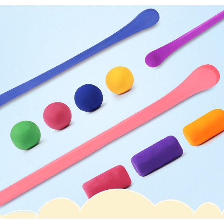 Đất sét Nhật (gói 12 màu) soft clay nguyên liệu slime