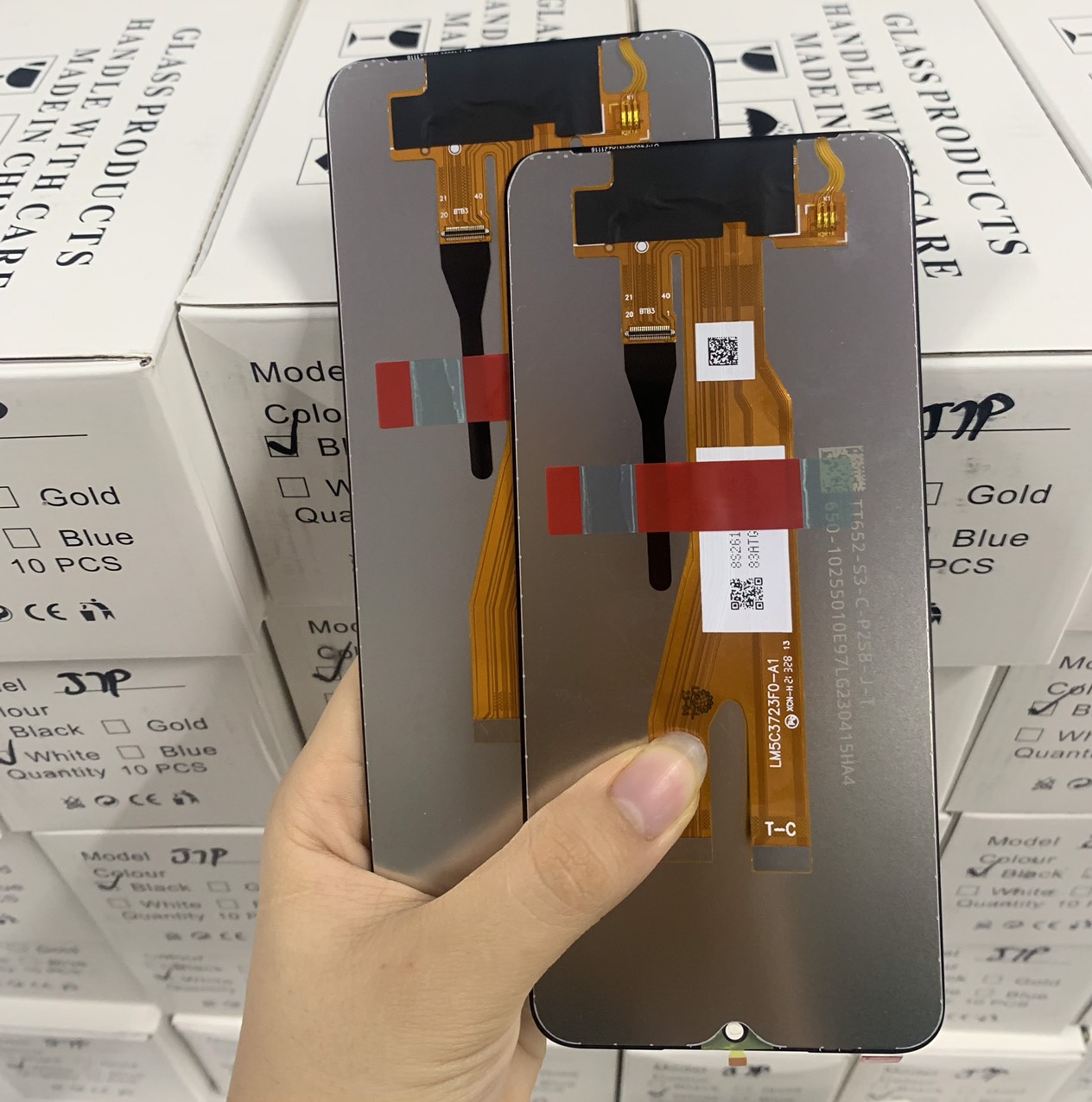 New Zin screen for Samsung A03 core/a032 full set Black