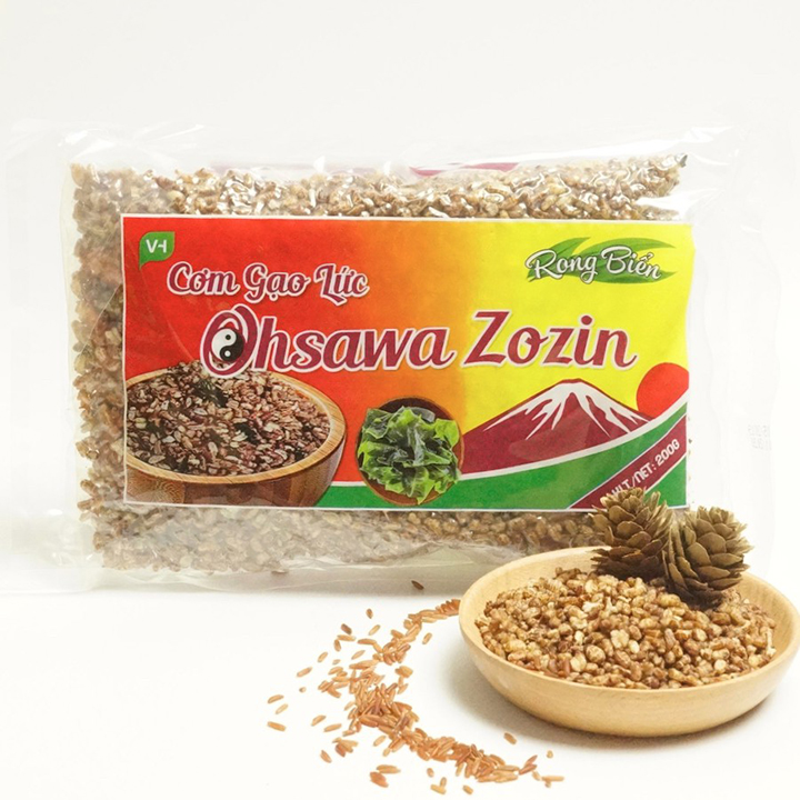 [HCM]Cơm gạo lứt rong biển túi 200g