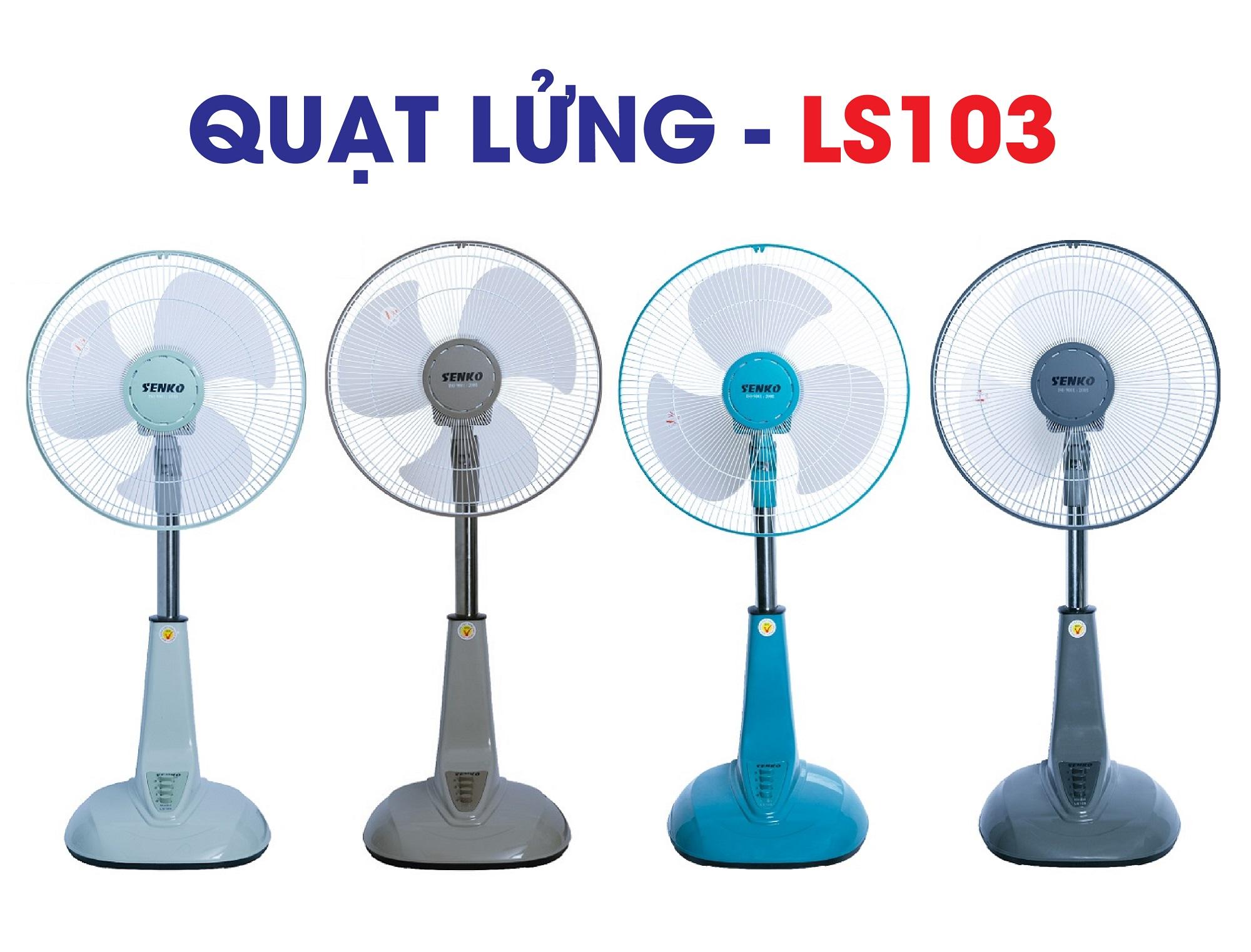 Quạt Lững Ống Inox Senko LS103