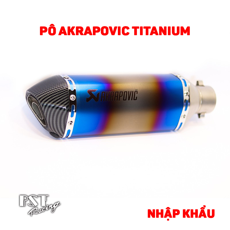 Pô Akrapovic Titanium cao cấp nhập khẩu