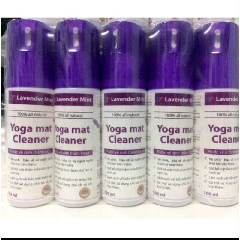 [HCM]10 Chai Xịt  Vệ Sinh Thảm tập Yoga