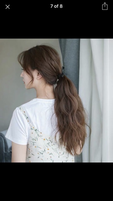 Tóc Giả Cột Xù 50Cm Cao Cấp Ảnh Thật