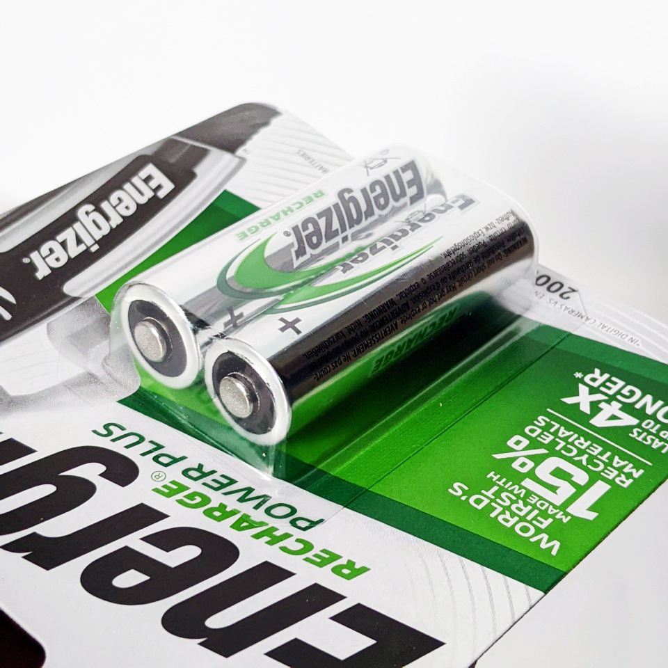 Combo 2 vỉ Pin sạc AA  Energizer 2000mah (pin sạc tiểu )