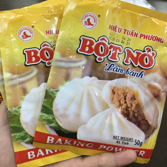 Combo 3 gói men nở (bột nở) làm bánh Tuấn Phương
