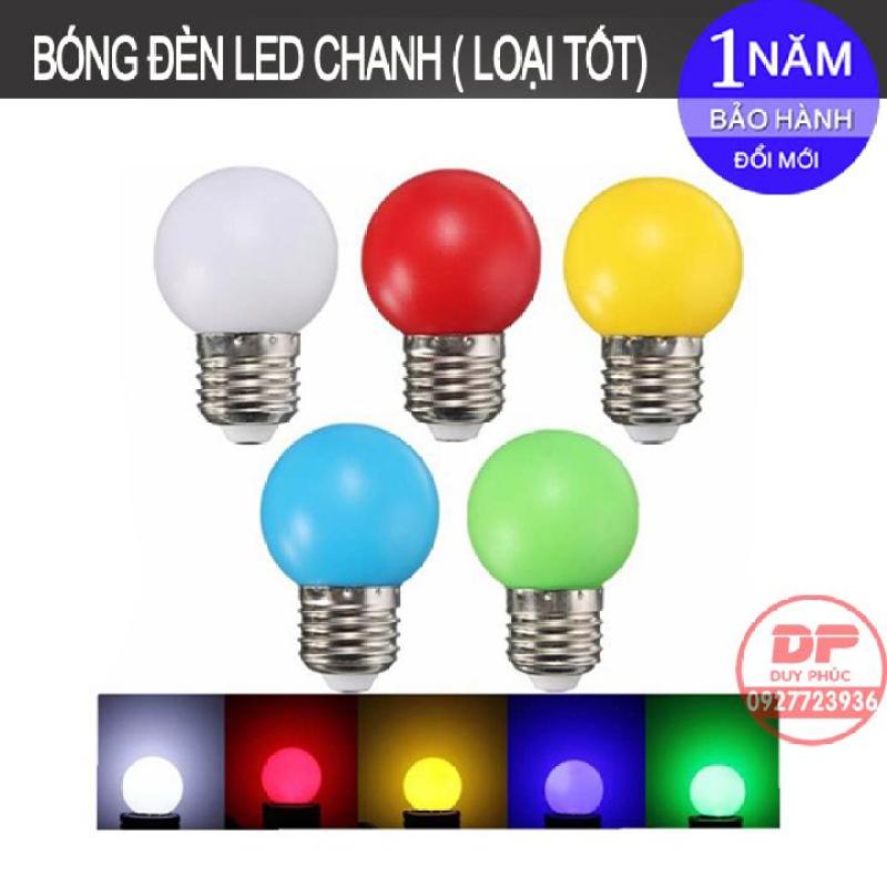 BỘ 2 BÓNG ĐÈN LED CHANH LOẠI TỐT TIẾT KIỆM ĐIỆN ( TRẮNG – XANH LÁ – XANH DƯƠNG – ĐỎ - VÀNG – ĐỦ MÀU)