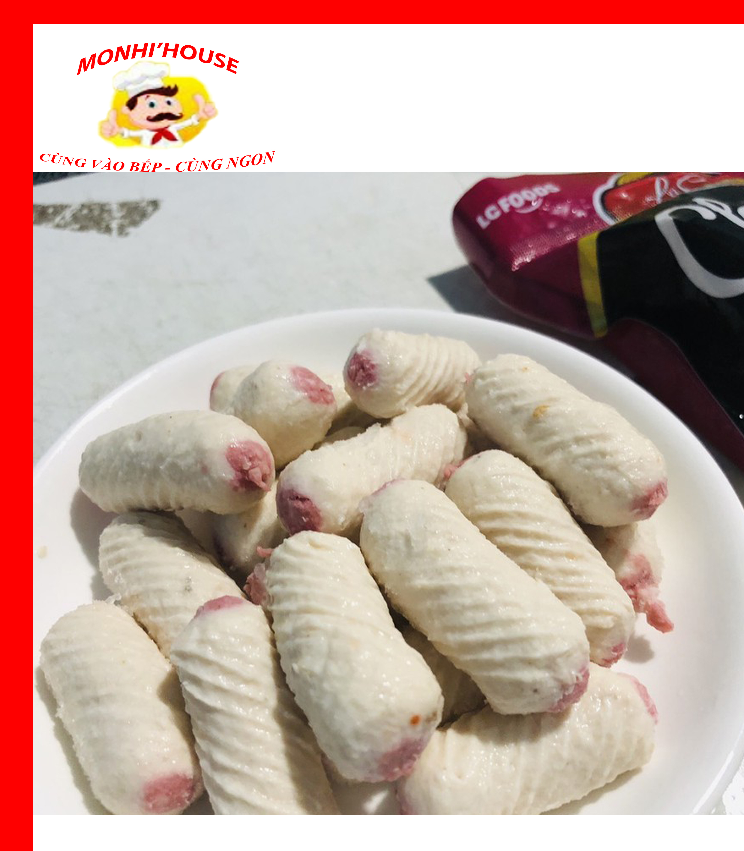 100g chả mực xoắn ống Lacusia