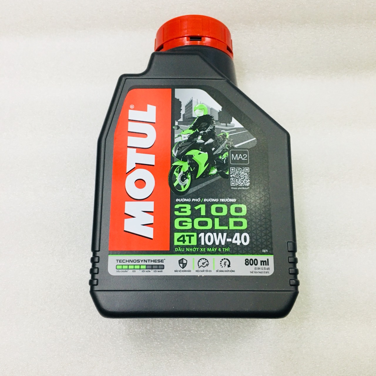 NHỚT MOTUL 3100 GOLD 10w40 0.8L (nhớt xe số)