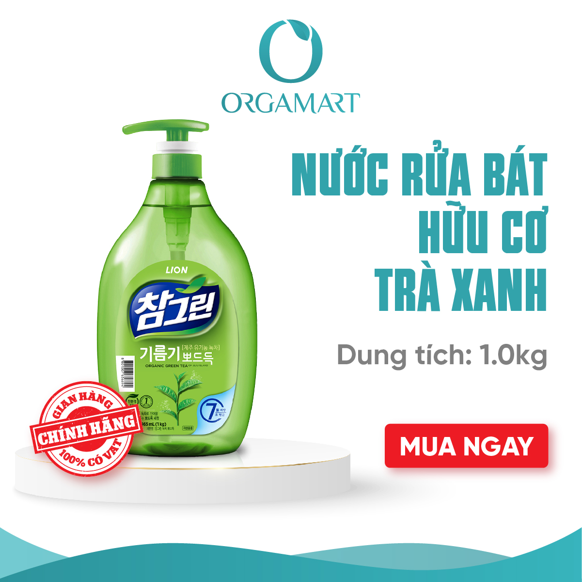 Nước Rửa Chén Chiết Xuất Trà Xanh Hàn Quốc (500g-1kg/chai, 1,2L/túi)