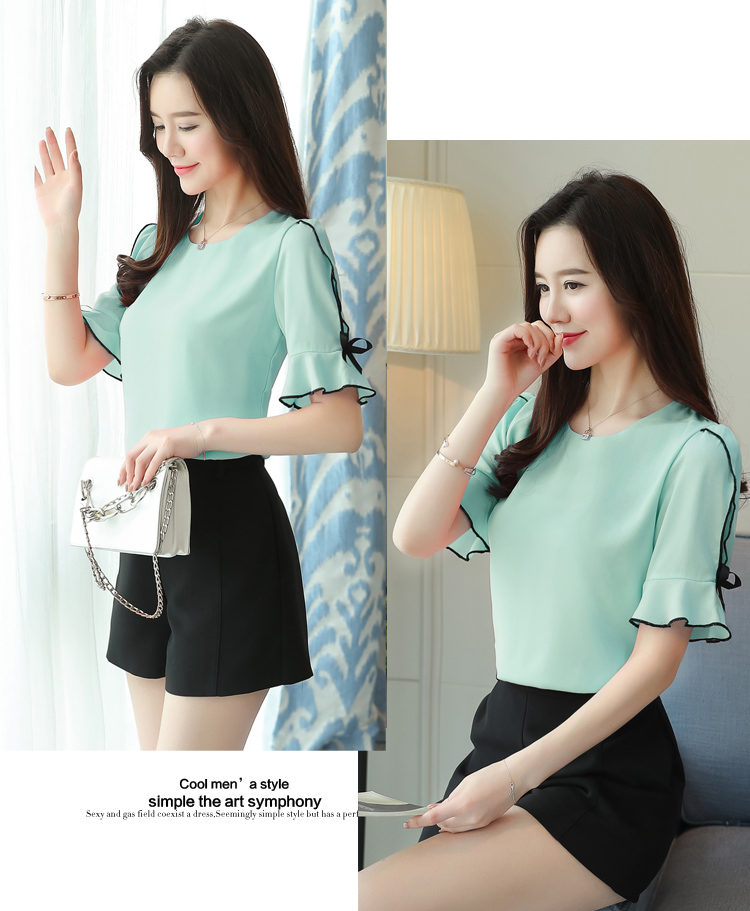 [PILA FASHION] ÁO KIỂU TAY NƠ DỄ THƯƠNG - AP0020
