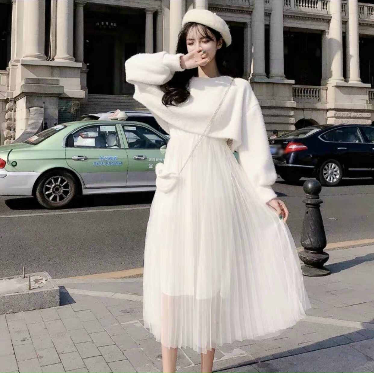 SET ĐẦM LEN PHỐI LƯỚI