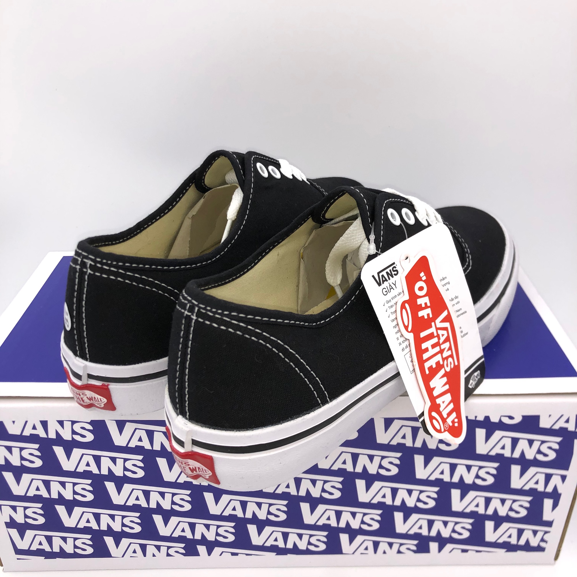 GIÀY VANS CLASSIC ĐEN (Full box, tag)