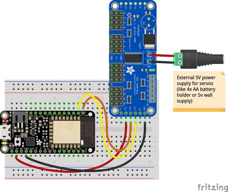 Mạch PCA9685 PWM 16  kênh