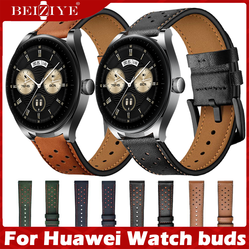 Dây da for huawei watch buds dây đồng hồ thông minh thay thế dây đồng hồ thông minh dây đồng hồ không ốp lưng phụ kiện