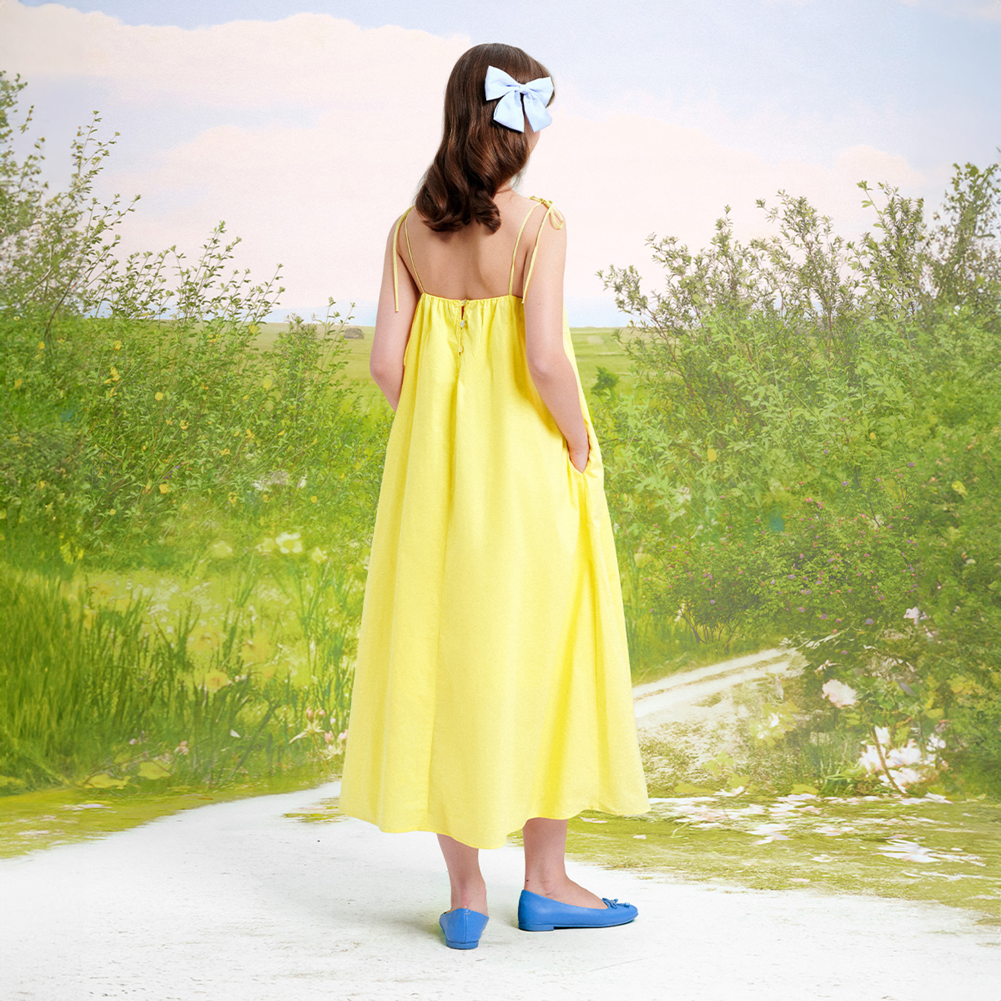 DOTTIE - Đầm maxi chiết ly - D0580