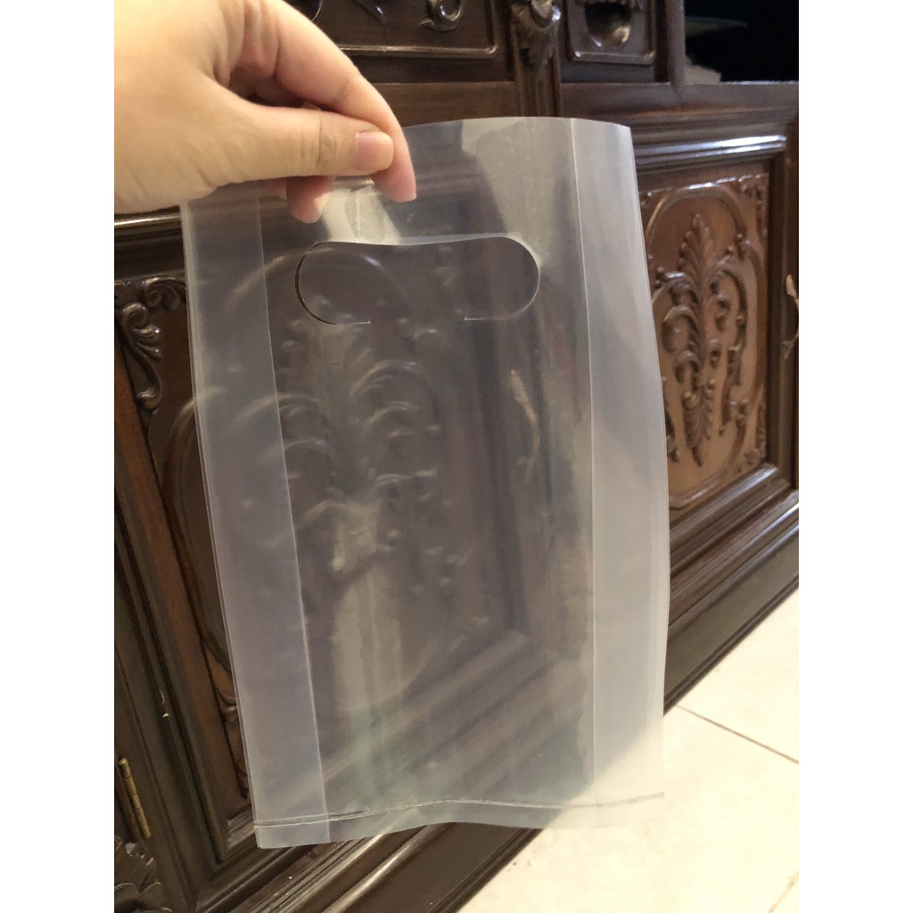 Túi PE Trong Suốt Hột Xoài Trong Mờ Gói Hàng 1 Kg Đục Lỗ Dày Dẻo Dai Bền - Túi Nilon Gói Hàng Ruffo Giá Rẻ Nhiều Size