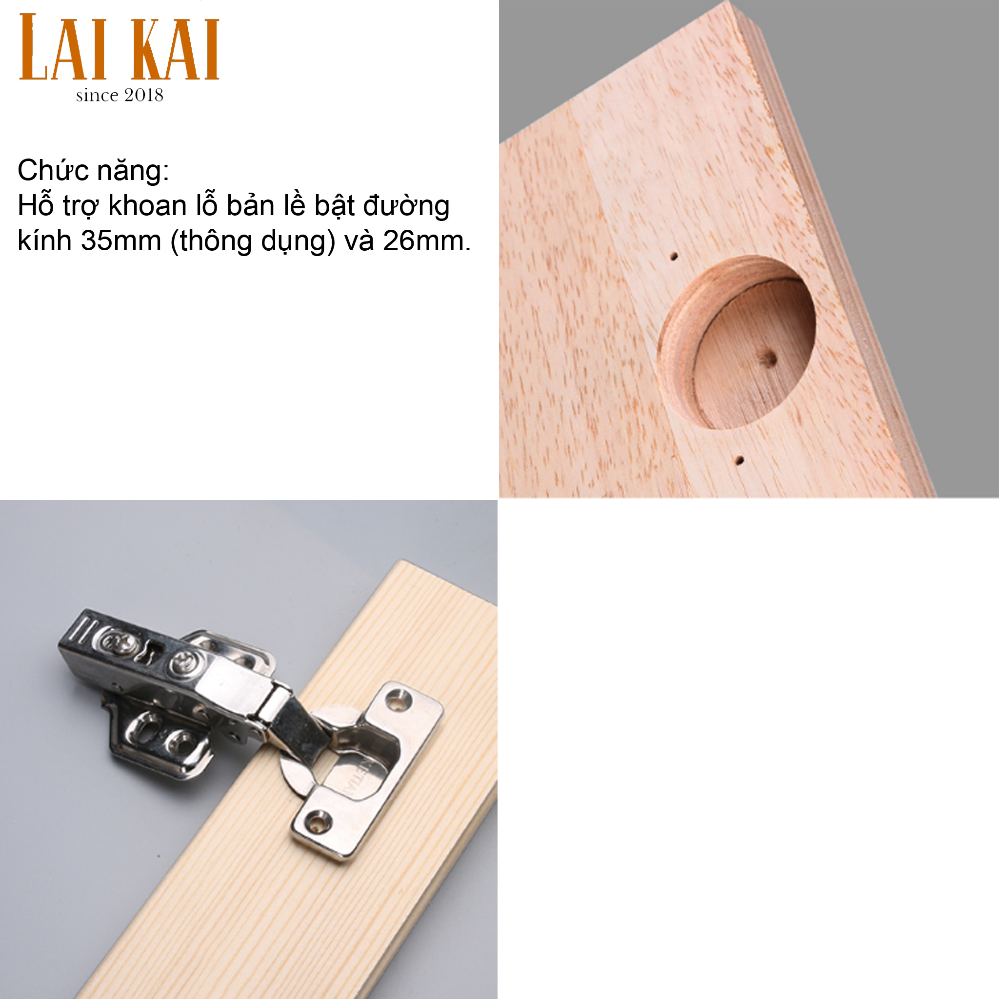[HCM]Cữ khoan bản lề bật