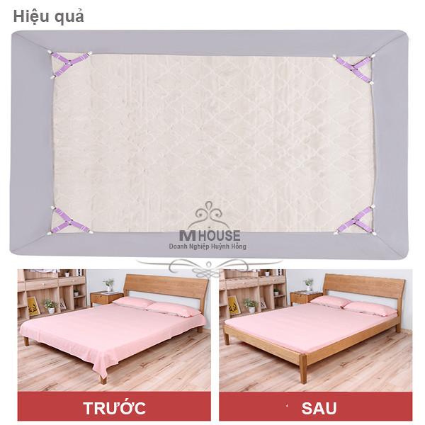 Bộ Kẹp Chống Xê Dịch Drap Trải Giường Phụ Kiện Nệm Ga Giường Ngủ