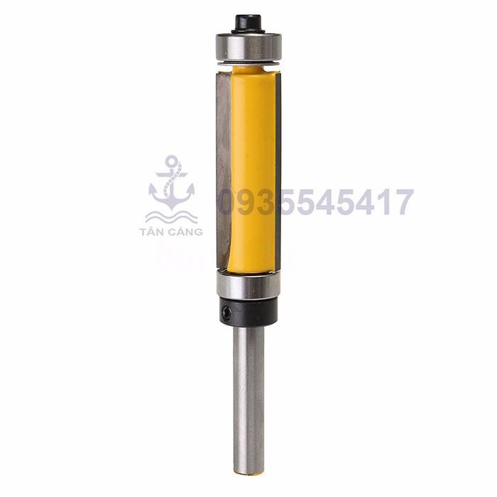 Mũi Router Phay Thẳng Bi Trên – Dưới 37mm Cốt 6.35 mm