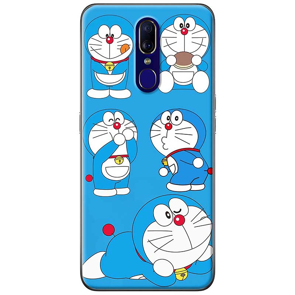 Ốp lưng dành cho Oppo F11 mẫu Doraemon ham ăn