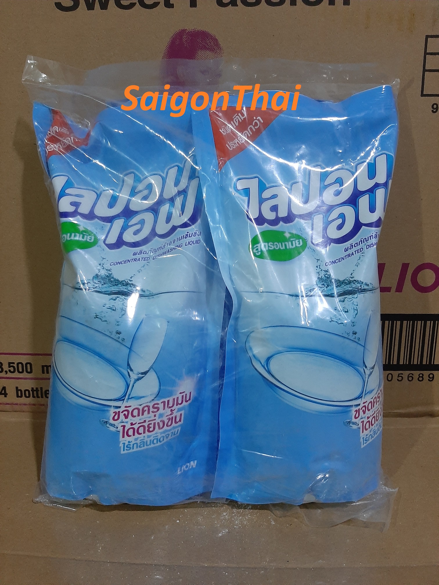 Nước rửa chén LiponF túi 550ml Thái Lan - Combo 3 túi