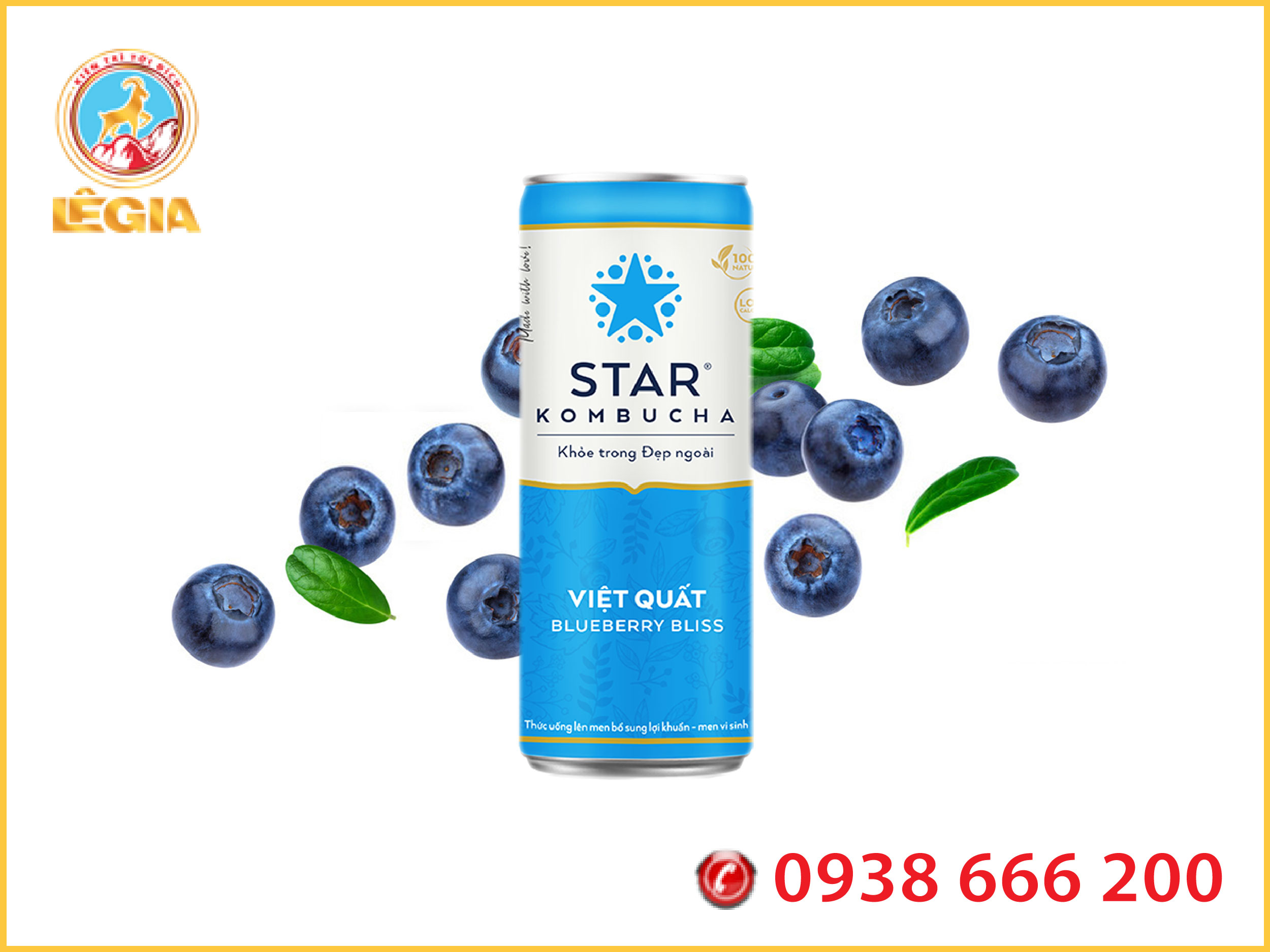 Nước Trái cây STAR KOMBUCHA Nhiều Vị 250ML