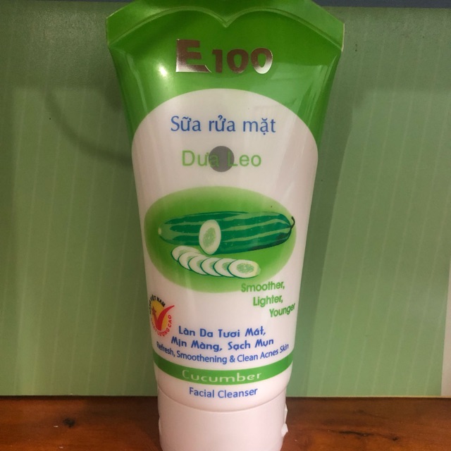 [HCM]Sửa Rửa Mặt E100 Dưa Leo 100g