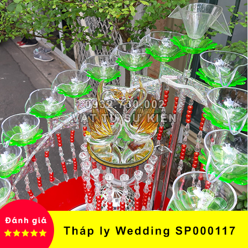 [HCM]【Chất Lượng】Tháp Ly Đám Cưới Wedding SP000117