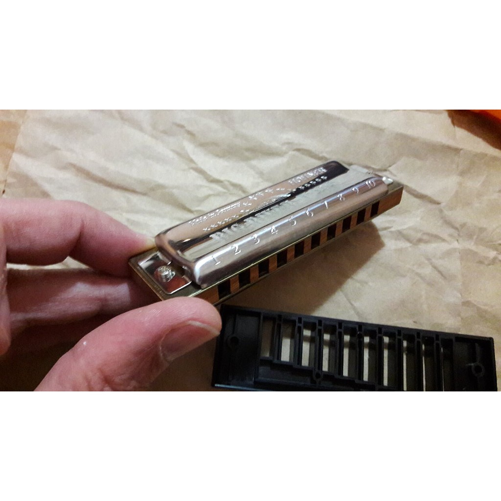 Kèn diatonic harmonica Hohner Big River Harp ( Full Tone, Key A, Bb, C, D ,E, F, G ) Nhập Khẩu Đức - Phân phối Sol.G