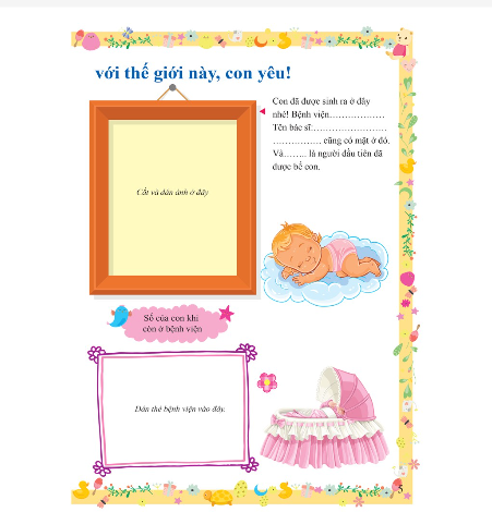 sách - A first five-year diary - Nhật Ký 5 năm đầu đời của bé